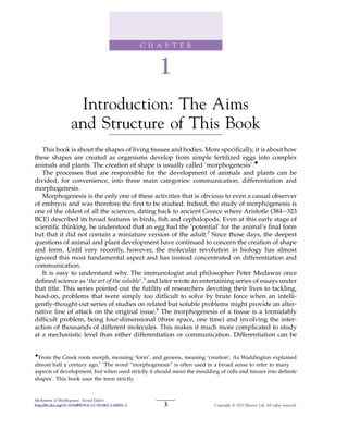 Mechanisms of Morphogenesis 2nd Edition Jamie A. Davies | PDF