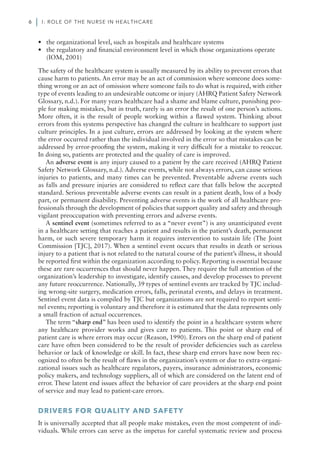 Quality And Safety Education For Nurses Core Competencies For Nursing ...