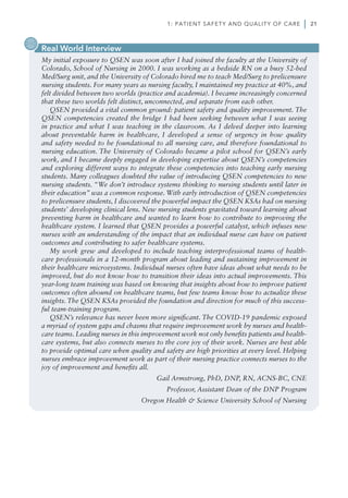 Quality And Safety Education For Nurses Core Competencies For Nursing ...