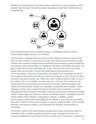 Communication Is Irreversible Examples Interpersonal Communication Kristy Callihan Marcelle Hureau Shayne ...