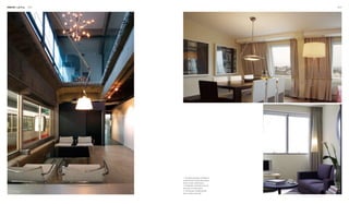 Interior Lighting 064 065
2
31
1. The highly decorative chandelier is
combined with a functionally practical
lamp to create a stylish space.
2. Combination of pendant lamp and
floor lamp in a limited space
3. The long tube-shaped pendant
lamp provides a spot light.
 