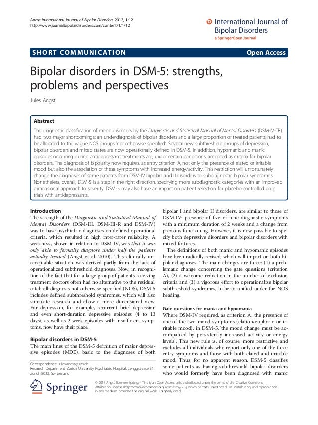 A Paper on Bipolar Disorder