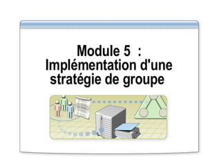 Module 5 : Implémentation d'une stratégie de groupe  