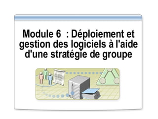 Module 6 : Déploiement et gestion des logiciels à l'aide d'une stratégie de groupe 