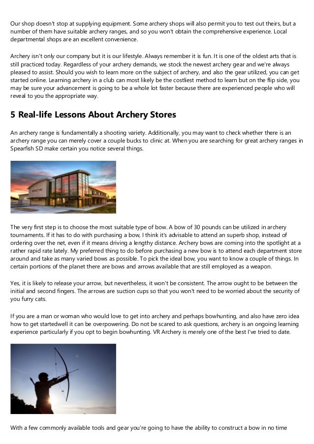 10 Signs You Should Invest In Arrow From A Bow