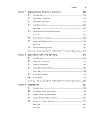 Concepts of Programming Languages (10th Edition) Sebesta | PDF