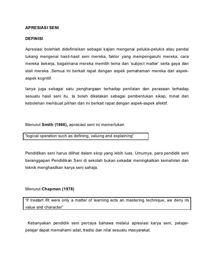 21963733 Apresiasi Seni 21963733 Apresiasi Seni