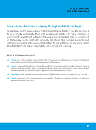 UNESCO policy guidelines for mobile learning | PDF