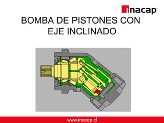 BOMBA DE PISTONES CON
EJE INCLINADO
 