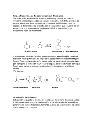 Reacción De Ciclohexenona Grignard