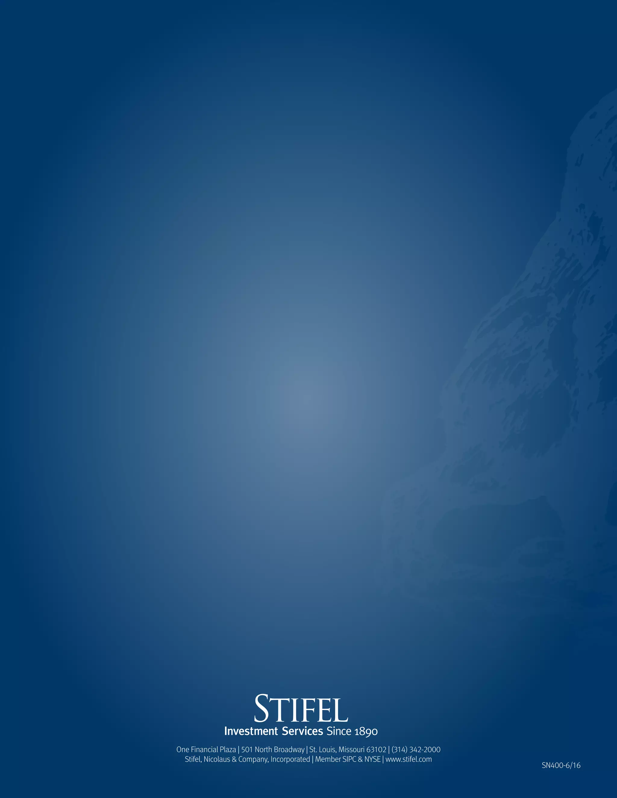 Get to Know Stifel | PDF