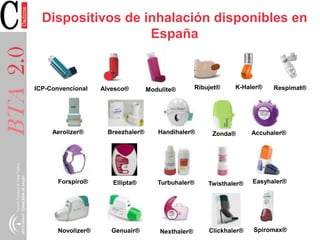 Dispositivos de inhalación para asma y EPOC | PDF