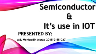 Md. Mohiuddin Murad 2015-2-55-027
PRESENTED BY:
 