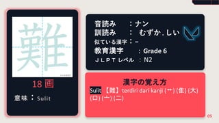 Kanji Presentatiton