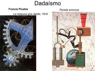 Dadaísmo Francis Picabia Parada amorosa La máquina gira rápido, 1916 