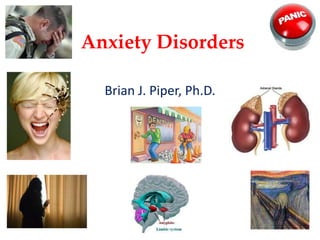 Anxiety Disorders

  Brian J. Piper, Ph.D.
 