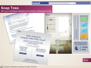 Soap Toss Mini jeu d’adresse prétexte à la récolte d’adresses email  Dove 
