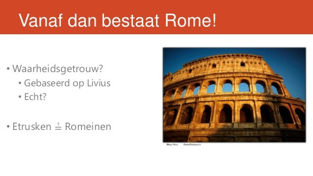 Het ontstaan van Rome op 21 april.