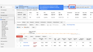 Если довольны результатами
Эксперимента, нажмите кнопку
“Применить”
 