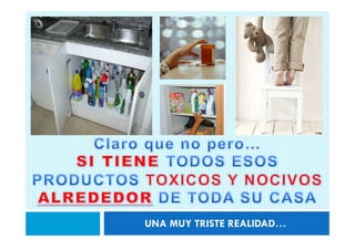 UNA MUY TRISTE REALIDAD…
 