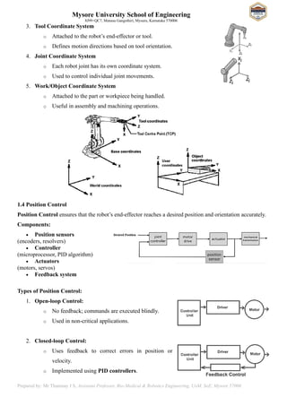 21BR54 MODULE 01 Robot Programming Notes | PDF