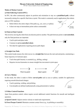 21BR54 MODULE 01 Robot Programming Notes | PDF