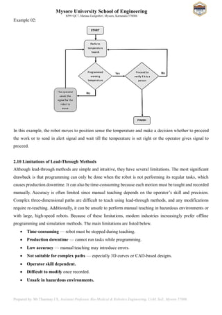 21BR54 MODULE 02 Robot Programming Notes | PDF