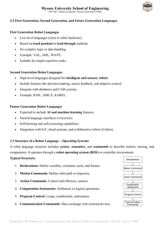 21BR54 MODULE 03 Robot Programming Notes | PDF
