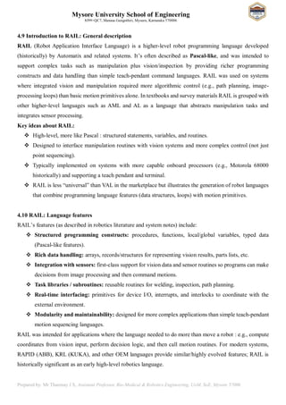 21BR54 MODULE 04 Robot Programming Notes | PDF