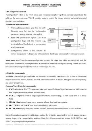 21BR54 MODULE 04 Robot Programming Notes | PDF