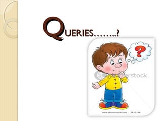 QQUERIES……..?UERIES……..?
 