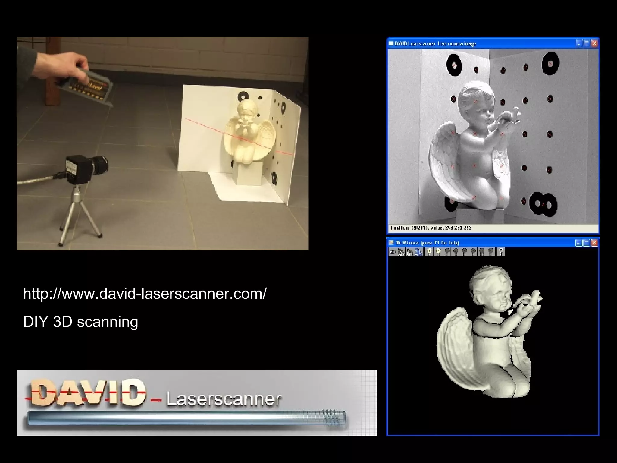 http://www.david-laserscanner.com/ DIY 3D scanning 