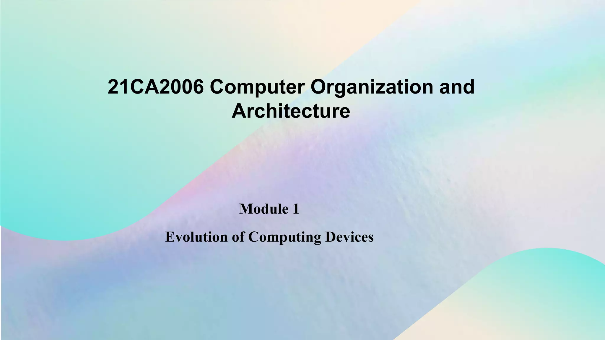 Computer Organization and Architecture ppt .pptx