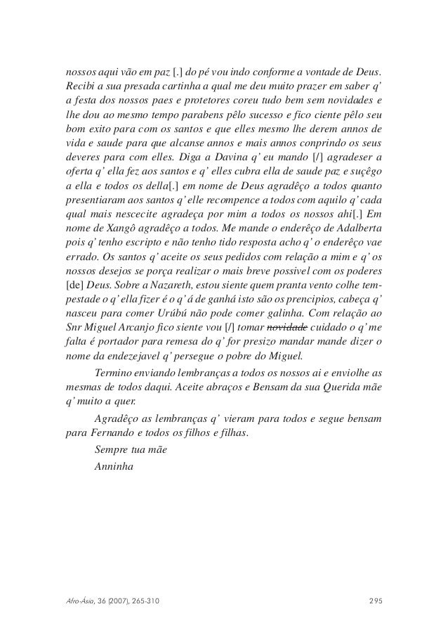 21 cartas de mãe aninha tobiobá