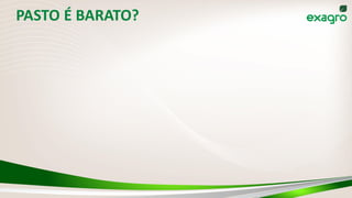 PASTO É BARATO?
 