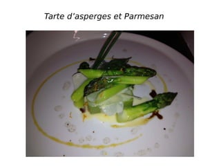 Tarte d’asperges et Parmesan
 