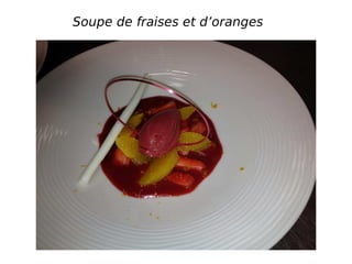 Soupe de fraises et d’oranges
 