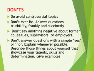 21 century interview skills | PDF