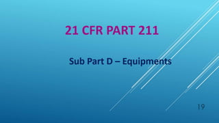 21 CFR 211