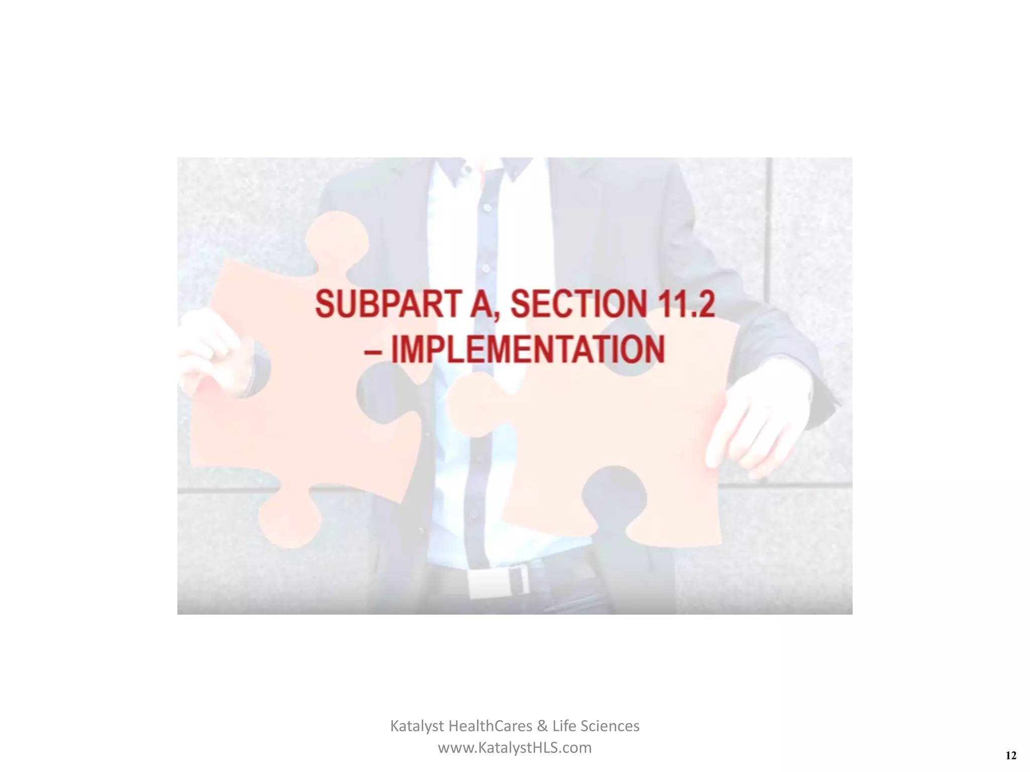 12
Katalyst HealthCares & Life Sciences
www.KatalystHLS.com
 