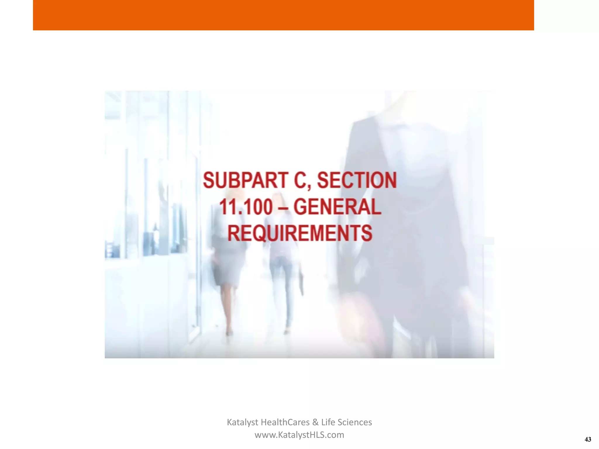 43
Katalyst HealthCares & Life Sciences
www.KatalystHLS.com
 