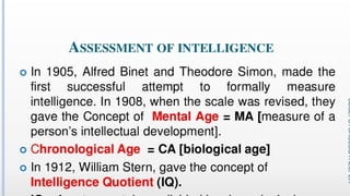 Variations in Psychological Attributes class12