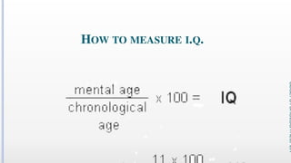 Variations in Psychological Attributes class12