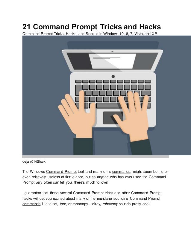 Useful Command Prompt Commands Hacking Programs