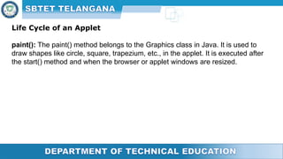 21cs-403c-Concepts of Applets, AWT and Event handling- L1.pptx ...