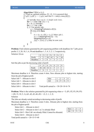 Introduction to Greedy method, 0/1 Knapsack problem | PDF