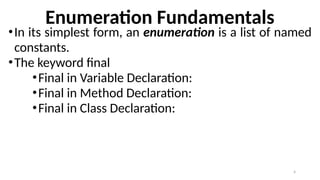 Simple Enumeration Math 21CS642 Module 1 Enumerations PPT.pptx VI SEM CSE 2021 Batch Students ...