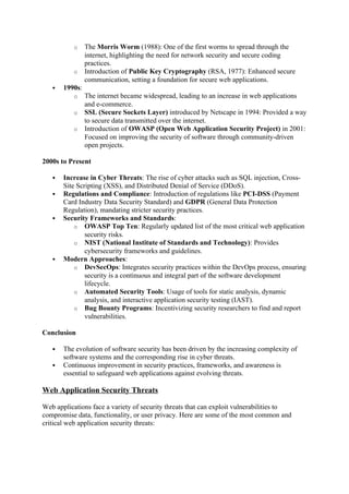 21CSB02T UNIT 1 NOTES. FOR WEB APPLICATION SECURITY VERTICAL COURSES | DOCX