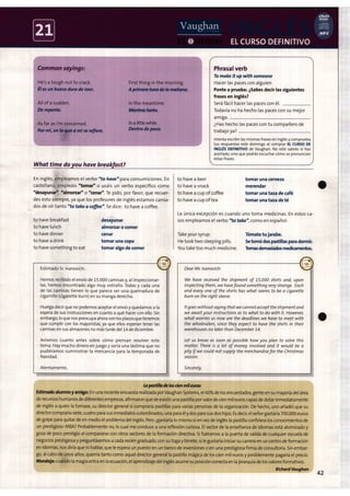 21 curso de inglés vaughan el mundo - libro 21 | PDF