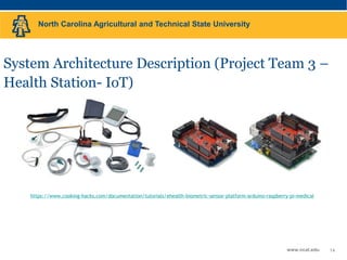 Arduino Ncat CST 498 Project Architecture Fall 15 Draft 4 HH | PPTX